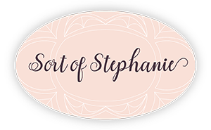 Sort of Stephanie Logo and link to the homepage
